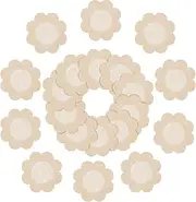 [SATINIOR] 50 Pairs Nipple Covers Nipple Breast Covers Disposable Petal Nipple Pasties for Women Girls Party