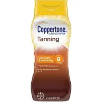 在飛比找Yahoo!奇摩拍賣優惠-Coppertone確不同助曬乳SPF8 Tanning L