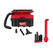 Milwaukee 2.5 Gal. Wet/Dry Vacuum and AIR-TIP 4-IN-1 Right Angle Tool Attachment