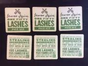 6 x James Squire Brewery “ One Fifty Lashes " BEER COASTERS collectable