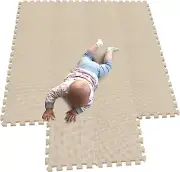 MQIAOHAM Children Puzzle Mat Play Mat Squares Foam Play Mat Tiles Baby Mats f...
