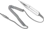 Electric Nail Art Drill Pen, Electric Nail Drill Machine Portable Nail Polisher Handpiece Electric Nail Drill Handpiece 35000rpm for Home for Salon