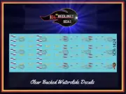1/64 Tri-Five Chevy Trim Emblems Decal Set SCR-1424