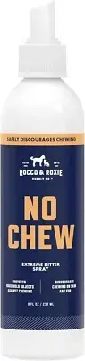 Rocco & Roxie No Chew Extreme Bitter Spray for Dogs Stop Dog Chewing Deterent8oz