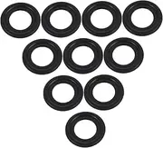 10pcs Oil Pan Screws and Gaskets Oil Crush Seal Drain Plug Kit Gaskets Oil Pan Gasket Kitchen Sink Gasket Oil Plug Gasket Pop up Drain Gasket Oil Drain Plug Rubber Black