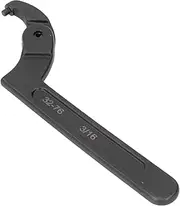 Hook Spanner, Adjustable C Spanner Hook Wrench Tool, CRV Round Head Hook Wrench for Mechanical Machine, Equipments Vehicle, Tighten Nuts Bearings, 1 1/4-3 inch