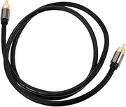 Yardenfun Travel-Specific Stereo Cable Amplifier Audio Cord Stereo Conversion Cable for Home Entertainment Coaxial Digital Audio Cable