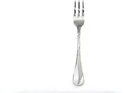 Mepra AZC1026CA1111 Caccia Stainless Steel Serving Fork, [Pack of 48], 25.1 cm, Polished Stainless-Steel Finish, Dishwasher Safe Tableware