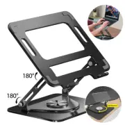 360° Adjustable Ergonomic Aluminum Laptop Computer Notebook Stand Riser Holder