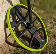 Minelab Equinox 15" Coil Bumper Completely Contoured Rubber Guard. ~NEON YELLOW~