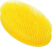 ORFOFE Silicone Baby Bath Brush for Newborns Toddlers Scalp Hair Cleaner Brush for Infants Ergonomic Design Multipurpose Use Baby Bath Essential