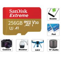 Sandisk extreme 256gb a2 uhs-i u3 microsd micro sd 存儲卡