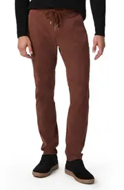 PAIGE Fraser Brushed Twill Pants in Caffeine at Nordstrom, Size 32