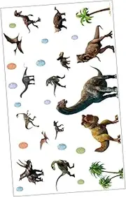 CATIEBYE 1 Set Dinosaur Glow Dark Wall Stickers Removable Decorative Decals for DIY Accessories for Bedroom