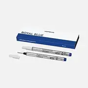Montblanc Ink Cartridges, Blue, LeGrand Wide Fineliner Refills, 2 Pack