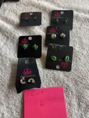 Paparazzi Earrings Lot Of 6 Irish Themes