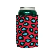 Stubbyz Pink Leopard Print Stubby Cooler Standard