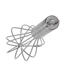 (10 Inch Stainless Steel Whisk)Manual Egg Beater 6Wire Egg Beater Kitchen Tool