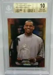 Lebron James 2003 Upper Deck Freshman Rookie #35 BGS Beckett 10