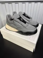 NEW Alexander McQueen Court Trainer Puffer Sneaker - Gravel Blk - Sz 10 / 43 EU