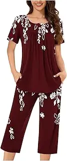 [Generic] Lightweight Jacket Women Dressy Mid Length Pants Suit for Women Women Tuxedo Pants Suits (#B-Red, L)