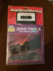 Star Trek II, Wrath of Khan Read-Along Adventure (1983 Cassette & Book)