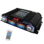 BT-998 Power Amplifier 4 Channel Mini HiFi Digital Stereo Audio Car Home 40W*4