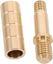 OSOLADY 1 Set Billiard Accessories Billiard Pool Screws Pool Stick Joint Connection Billiards Stick Screws Brass Golden