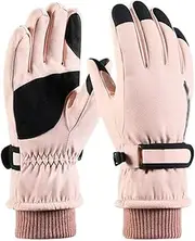 [Generic] TerciGloves for Women with Touch Screen and Thick Warm Ski Gloves for Motorcycle