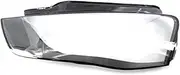 Left Right Car Headlight Headlamp Lampshade Lampcover Head Lamp Light Covers Lens Shell, for Audi, A4 B8 B8.5 2013 2014 2015 Headlight Lens Replacement(Black Left)