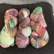 alpaca wool blend yarn hank 3* 100g (#A855)