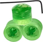 TOGEVAL 1 Set Guitar Tone Knobs Electric Guitar Volume Control Potentiometer Knobs Green 4pcs