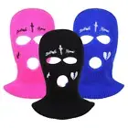 Knit Caps Beanies Ski Mask Hat Full Face Cover 3 Holes Balaclava Army Tactical