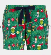 Peter Alexander Grinch Shorts Size M NWT
