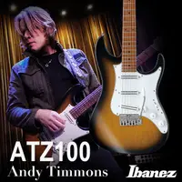 在飛比找蝦皮購物優惠-Andy Timmons 簽名款 Ibanez ATZ100