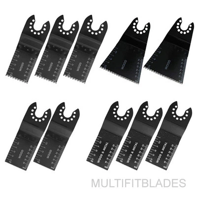 10pc Blade Value Kit for Old Style Porter Cable, FatMax & Bolt-On Multi-Tools