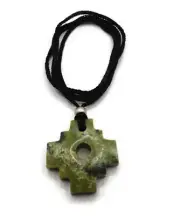 Handmade Peruvian Natural Stone Necklace - Chakana Inca Design