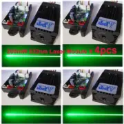 4pcs Super stable 200mW 532nm green laser module focus TTL continuous work