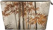 [RLDOBOFE] Toiletry Bag for Women Men Dopp Kit Travel Makeup Bag Hand Drawn Yellow Tree Make Up Organizers Cosmetic Bag, Gold, One Size