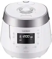 CUCKOO 10-Cup Pressure Rice Cooker & Warmer, 12 Menu Options, Non-Stick Inner Pot (CRP-P1009S) Pink