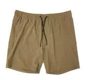 Eddie Bauer Men's UPF 50 Quick Dry Woven Tech Pull-On Shorts Beige Size XXL