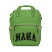 MAMA Light Green Multifunctional Diaper Backpack
