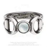 Alchemy Gothic Triple Goddess Ring • Local Stock • Gothic