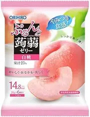 Orihiro Fruit Jelly with Natural fruit content (20gm x 6pc, Peach)