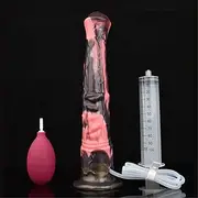 BDSM Large Dildo S/M/L Extra Long Silicone Horse Dildo with Suction Cup Animal Horse Penis dildo Sex Toys for Woman Anal Dildos Men Anal Sex Toys(S)