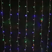 160 Multicolour LED Curtain Light 2mx2m Extendable