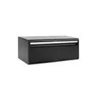 Brabantia Fall Front Bread Bin - Matte Black