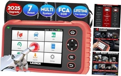 CRP123I V2.0 Elite OBD2 Scanner, 2025 Upgraded Diagnostic Scan Tool with 7