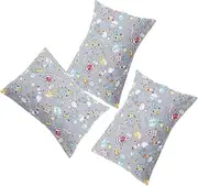 ibasenice Toddler Pillowcase Set Robot Pattern Cooling Pillow Covers Soft Cotton for Boys Girls