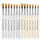 7 PCS Acrylic Nail Art Brush Pen UV Gel Painting Drawing Liner Polish Brushes